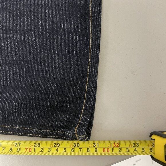 Zara Womens Jeans EU 40 US 8 Blue Straight Leg Dark Wash High Rise 8197/257 NWOT - Picture 9 of 9